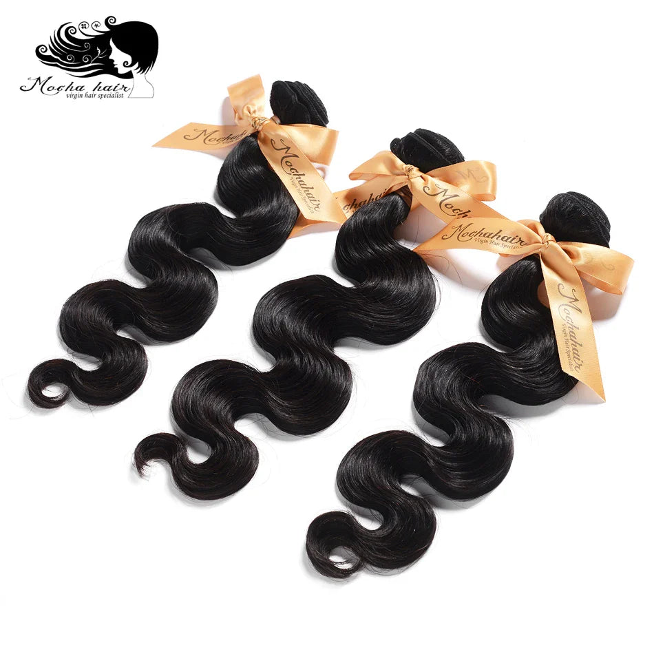 Brazilian Virgin Body Wave Hair Extensions - MOCHA Luxury Waves