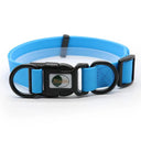 Pet Waterproof Collar: Adjustable Size, Easy to Clean, Customizable ID Tags - Available in Various Colors  ourlum.com Light blue S 