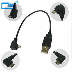 90 Degree Micro USB to USB Data Cable: Rapid Charge & Fast Transfer