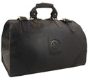 MUNUKI Vintage Crazy Horse Leather Travel Bag Large Tote