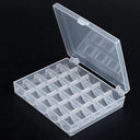 Clear Plastic Sewing Bobbins Storage Box for Home Accessories  ourlum.com   