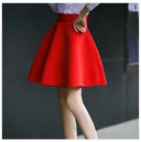 Solid Tutu Skirt Flared Mini for Chic Women Stylish Versatile