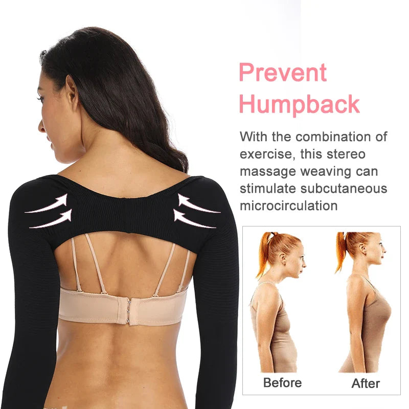 Slimming Arm Shaper & Posture Corrector for Women - Comfortable Compression Top