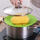 Silicone Spill Stopper Lid for Pots and Pans Eco Cover