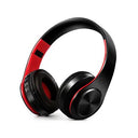 Bluetooth Stereo Headphones: Enhanced Sound Quality & SD Card Compatibility  ourlum.com Black red Russian Federation 