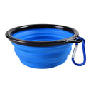 Portable Silicone Dog Bowl: Convenient Travel Feeding Aid