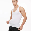 Men's Slimming Body Shaper Corset Vest Shirt Compression