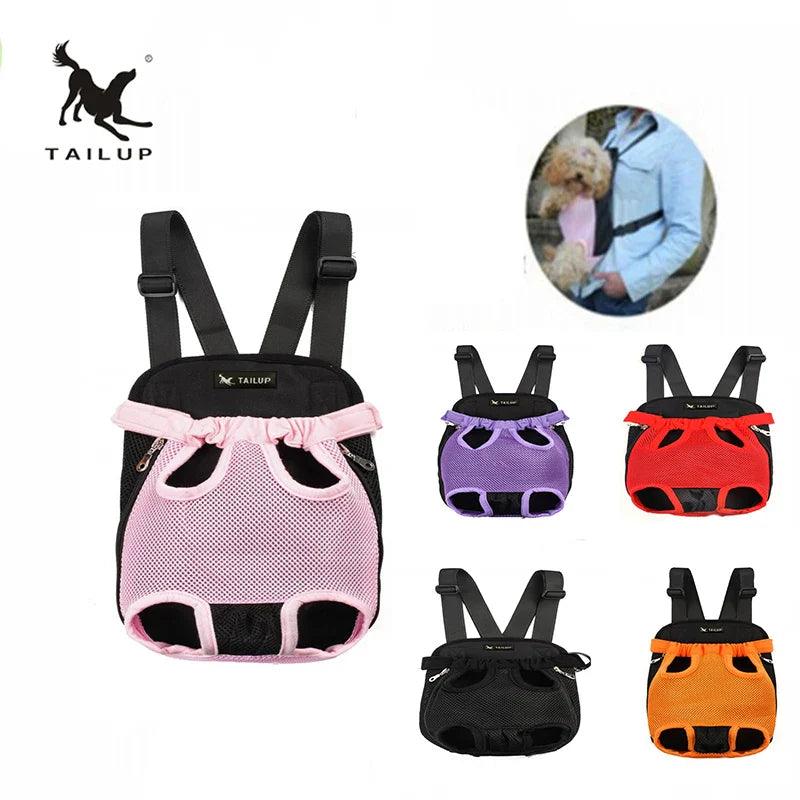 Small Pet Double Shoulder Carrier Travel Backpack: Sporty Style, Breathable Material  ourlum.com   