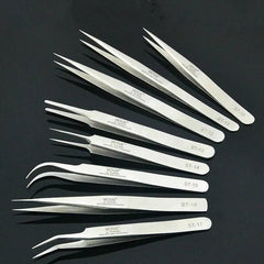 Stainless Steel Anti-Static Tweezers for Precision Watch Repair