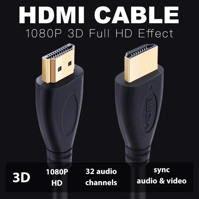 Shuliancable HDMI Cable: Crystal Clear 3D Gold Plated High Speed Cord  ourlum.com   