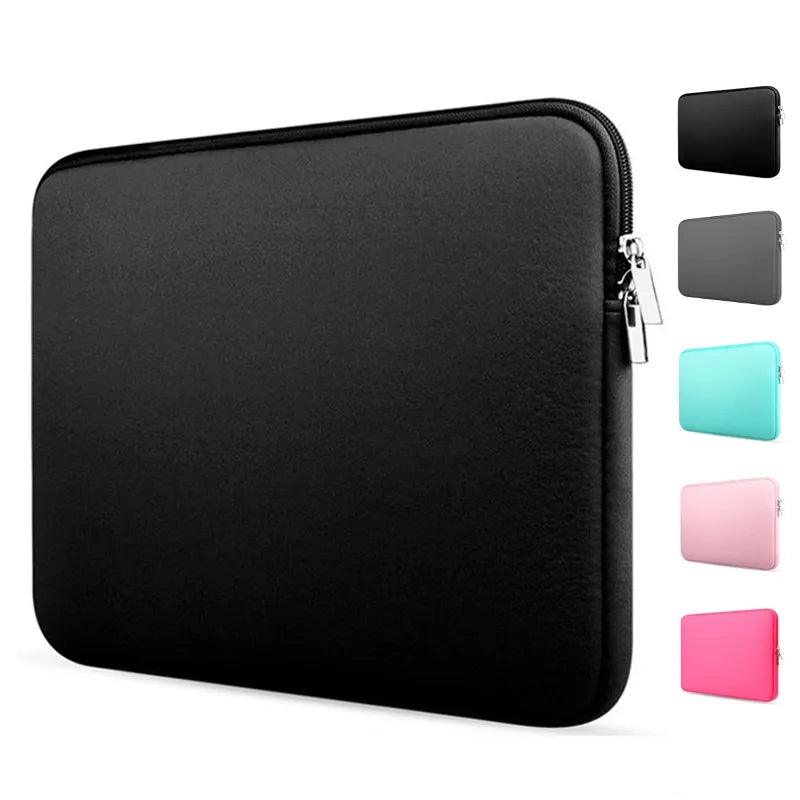 Soft Cotton Laptop Sleeve Case for MacBook and Notebook Computers - Lightweight, Breathable, and Anti-Static  ourlum.com   