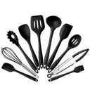 Leeseph 10 Piece Non Stick Silicone Kitchen Utensil Set