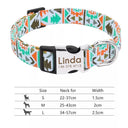 Reflective Personalized Nylon Dog Collar for Small to Large Breeds  ourlum 217-Orange S 