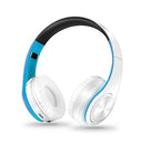 Bluetooth Stereo Headphones: Enhanced Sound Quality & SD Card Compatibility  ourlum.com White blue Russian Federation 