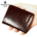 ManBang Leather Men's Wallet Stylish Short Purse Card Holder