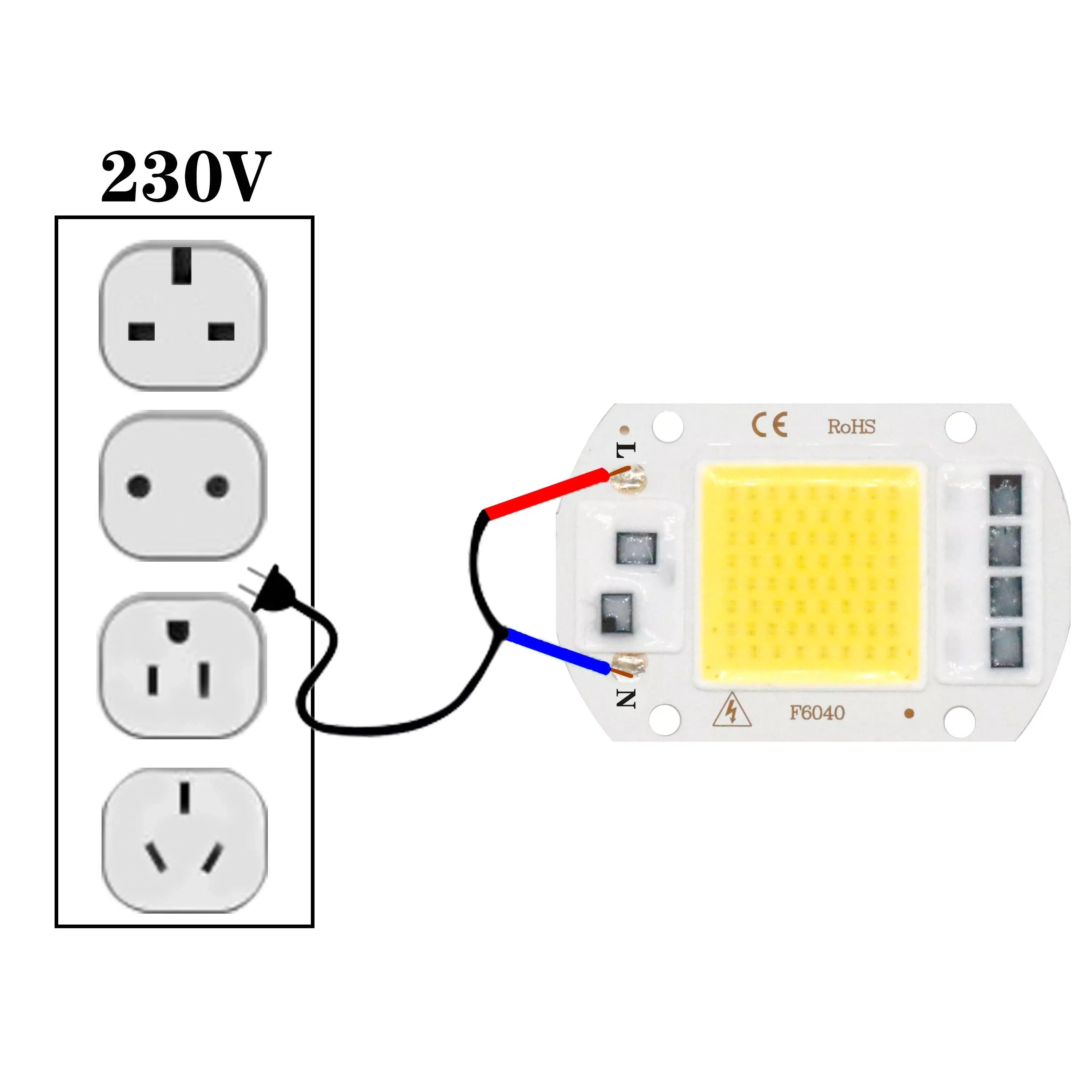 LEDCOB Chip LED Bulb: Powerful Indoor Outdoor FloodLight  ourlum.com Cold White 5W 220V14X14mm 