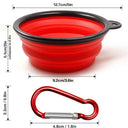 Portable Silicone Dog Bowl: Convenient Travel Feeding Aid