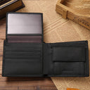 Genuine Leather Men's Wallet Stylish Coin Card Holder Purse