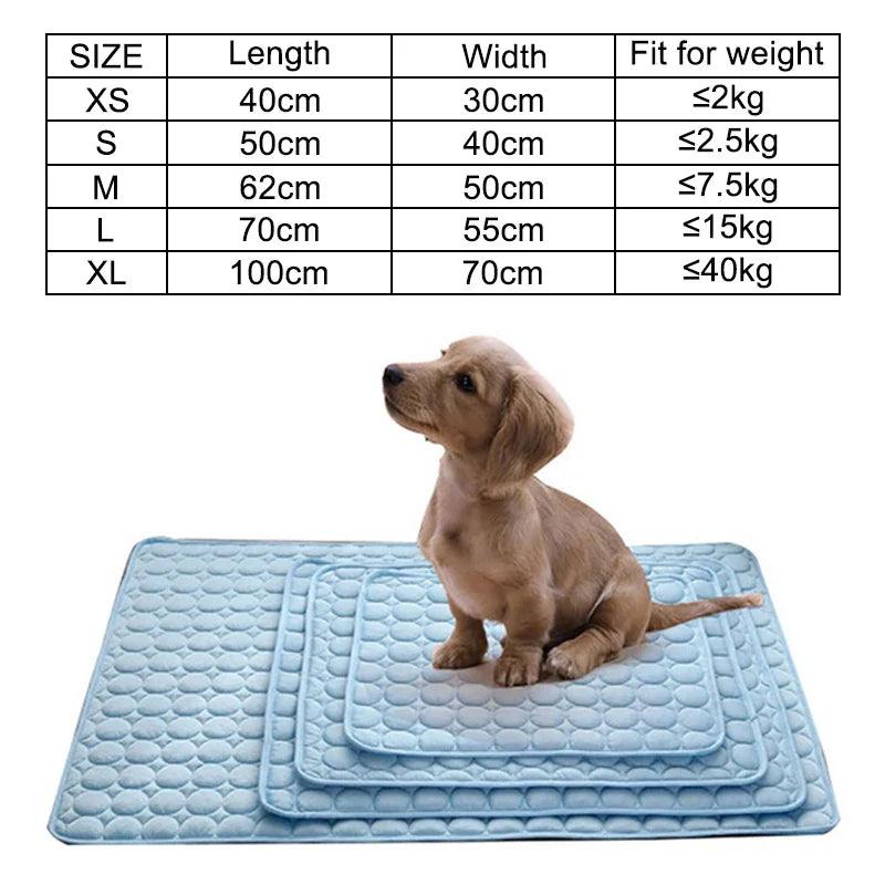 Cooling Dog Mat: Breathable Summer Pet Bed - Washable & Versatile  ourlum.com   