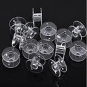 Clear Plastic Sewing Bobbins Storage Box for Home Accessories  ourlum.com   