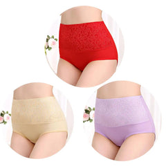 High Waist Cotton Panties: Postpartum Abdominal Support & Slimming Briefs