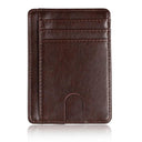 RFID Blocking Leather Wallet Stylish Card Holder Purse Gift