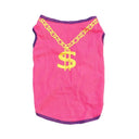 Summer Black Dog Vest for Small Breeds: Stylish, Breathable, Trendy Design  ourlum.com Purple Edge Dollar XS 