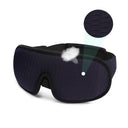 3D Contoured Light Blocking Sleep Mask: Fall asleep quickly, perfect for travel.