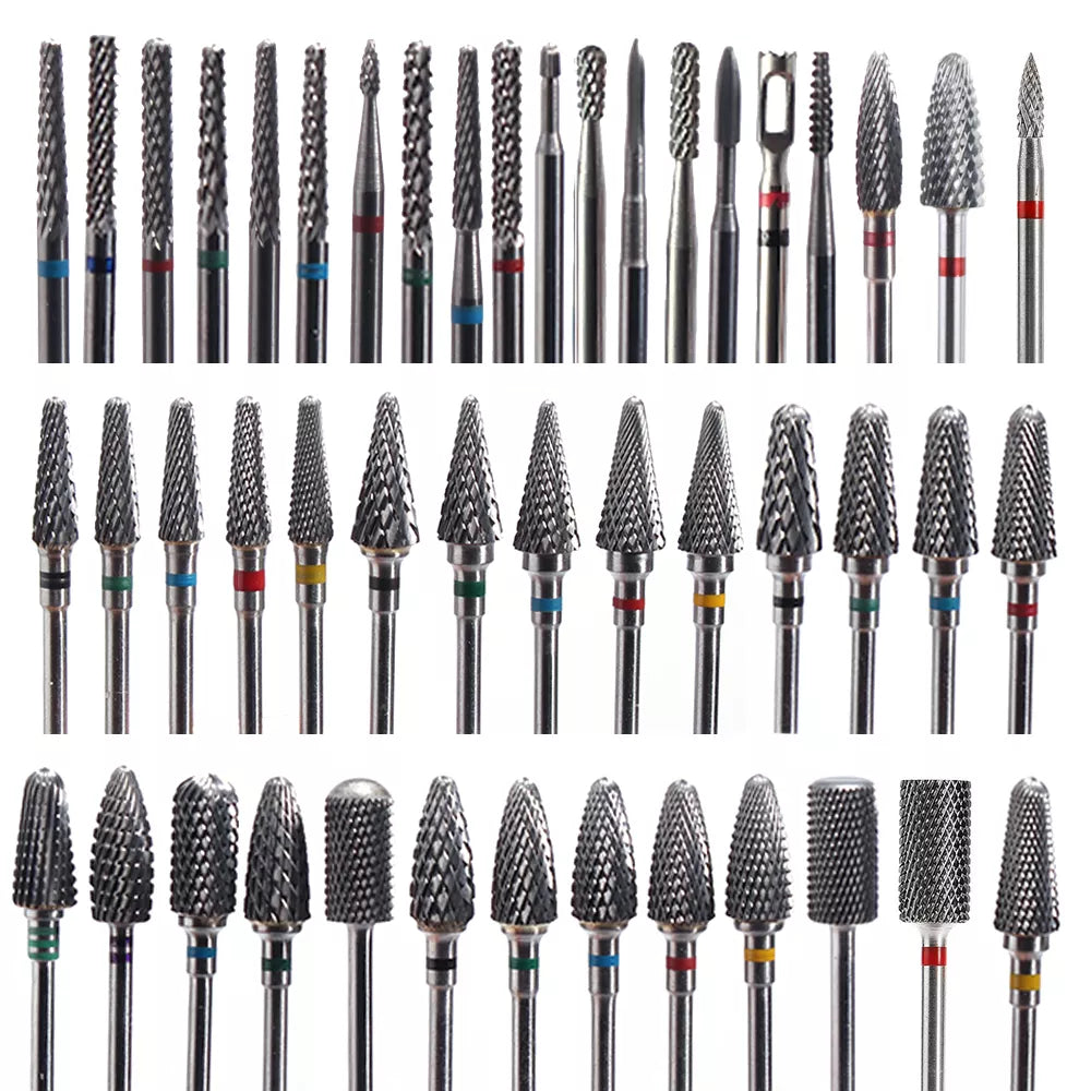 51 type Carbide Tungsten Cuticle Pedicure Nail Drill Bits For Electric Nail Manicure Machine Milling Cutters Bit  ourlum.com   