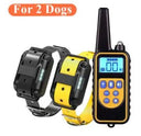 800m Waterproof Anti Bark Dog Training Collar with Remote Control  ourlum.com For 2 dogs yellow US Plug United State