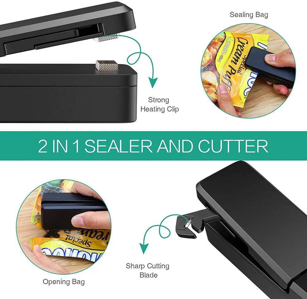 Cordless Mini Bag Sealer: Eco-Friendly Portable Solution  ourlum.com   