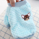 Winter Pet Fleece Coat: Cute Fruit Print Jacket for French Bulldog Chihuahua  ourlum.com K S 