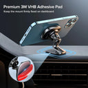 QOOVI Magnetic Car Phone Holder Stand: Universal Secure Mount  ourlum.com   