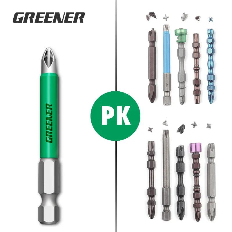 Greener Magnetic Batch Head Screwdriver Set: Precision and Efficiency  ourlum.com   