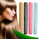 7 Colors Professional Hair Combs Barber Hairdressing Hair Cutting Brush Anti-static Tangle Pro Salon Hair Care Styling Tool  ourlum.com   