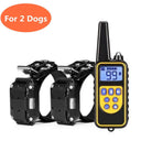 800m Waterproof Anti Bark Dog Training Collar with Remote Control  ourlum.com For 2 dogs black US Plug United State