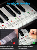 Music Notes for Piano Stickers 88 61 Keys Keyboard Accessories