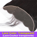 HD Transparent Lace Brazilian Straight Hair Frontal Remy Quality