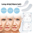 12/24/27pcs Thin Face Stickers EVA Anti-Wrinkle Anti-aging Patches Forehead Lift Tapes Beauty Skin Lift Up Unisex  ourlum.com   