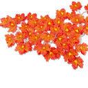 Maple Leaf LED String Lantern Garland: Festive Home & Party Lighting  ourlum.com   