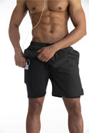 Summer 2024 Running Shorts Men 2 in 1 Quick Dry Gym Shorts