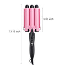 Professional Hair Curling Iron Ceramic Triple Barrel Waver Tool