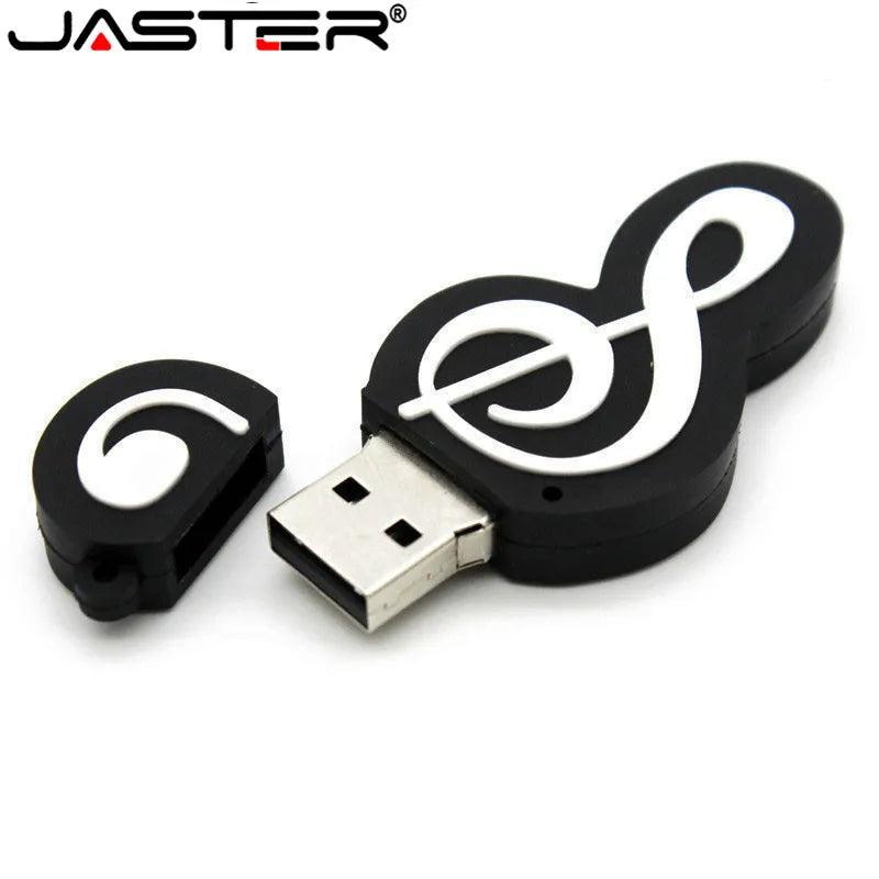 JASTER 8 Styles Musical Instruments Model Pendrive 4GB 8GB 16GB 32GB 64GB 128GB USB Flash Drive Violin Piano Guitar Memory Stick