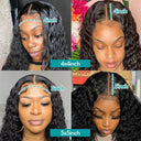 Peruvian Deep Wave Hair Bundle with HD Lace Closure Set