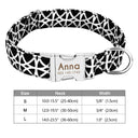 Personalized Nylon Dog Collar with Free Engraving: Stylish & Safe Pet Accessory  ourlum.com 012bl S 