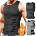 Men's Slimming Waist Trainer Vest Sauna Effect Shapewear