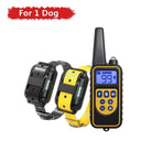 Advanced Waterproof Electric Dog Training Collar with Remote Control - Adjustable Shock Vibration Sound  ourlum.com For 2 dogs Yellow US Plug United State