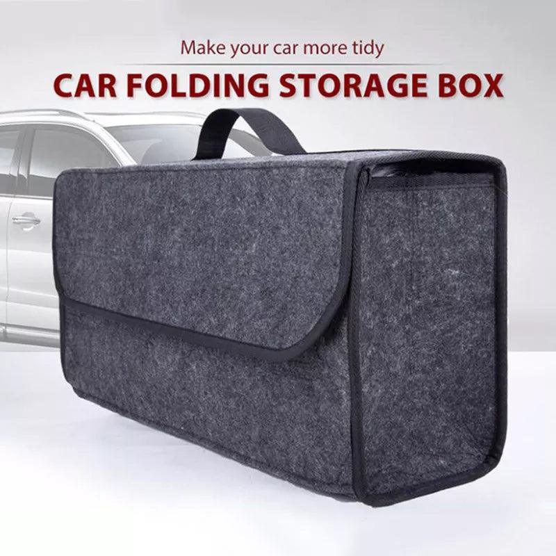 Car Trunk Storage Box Organize Black Grey Auto Accessories  ourlum.com   