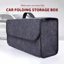 Car Trunk Storage Box Organize Black Grey Auto Accessories