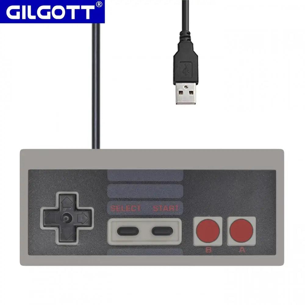 for NES USB PC Controller Computer Video Games Handle Retro USB Wired Gamepad for NES Joystick Controller Manette  ourlum.com   